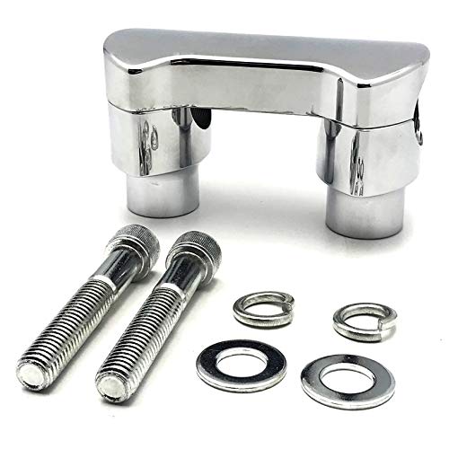 Nbx- Black 24" Springer Front End Handlebar Adapter 4" Bar Riser Compatible With Harley Custom Bike #TOP4