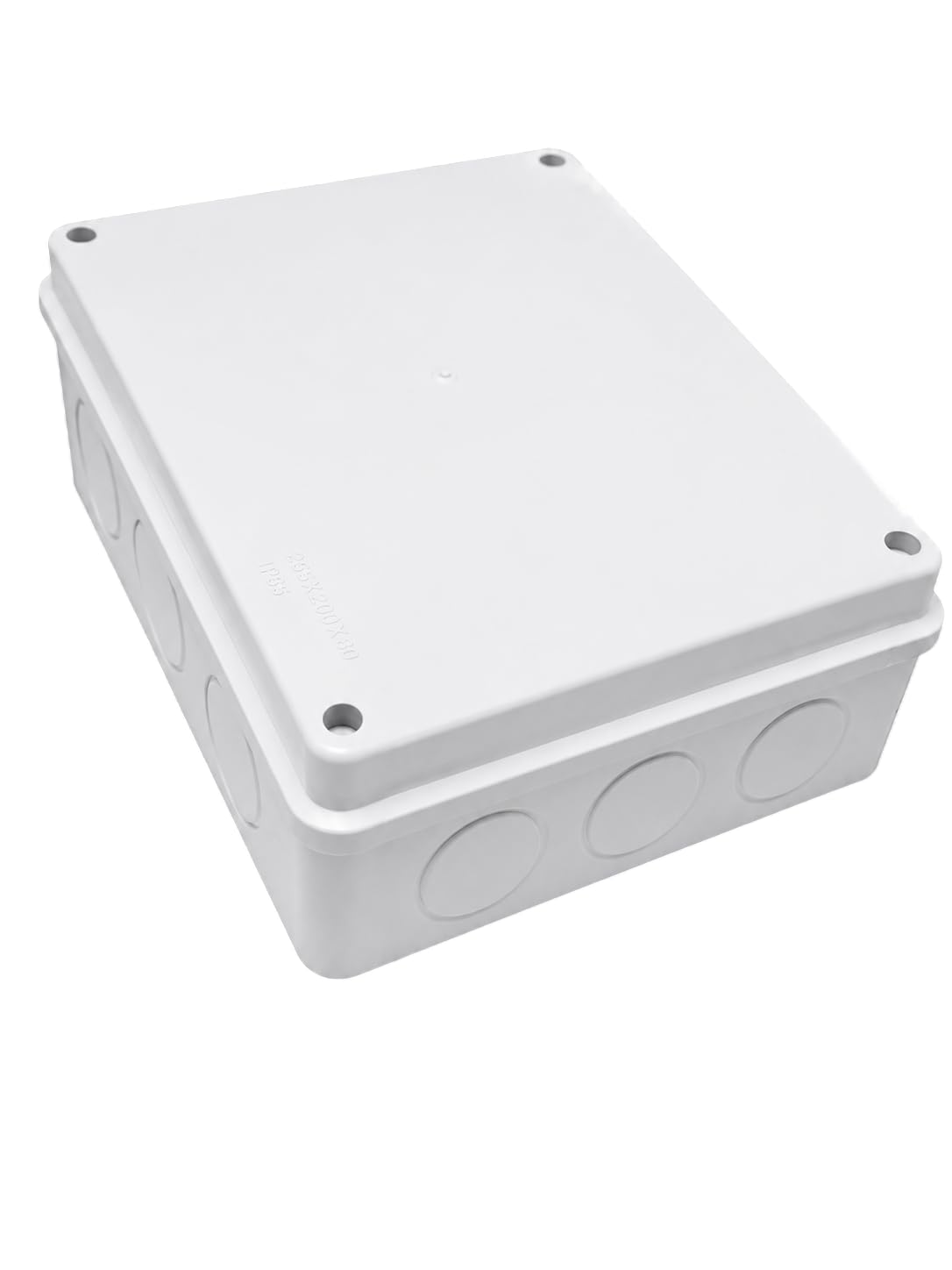 Jainson ABS Junction Box (JJB-255) IP65 for electrical cable termination (Single Box Dimension-255X200X80)-picture-19