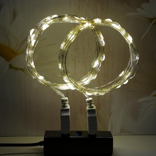 2 Stück LED Lichterkette, 30LED 3M / 10Ft USB lichterkette...