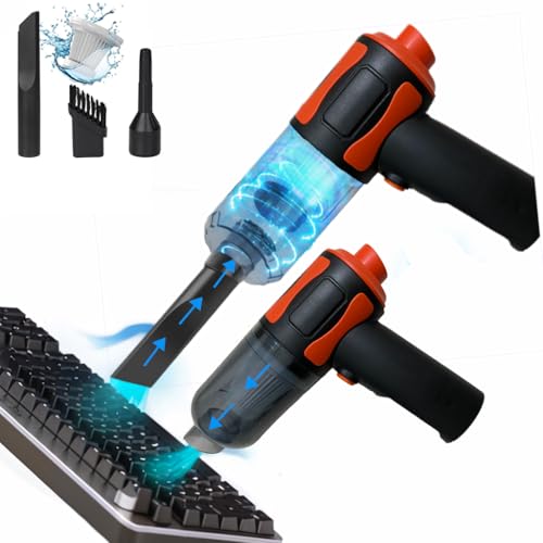 Hqynss Ultimate Hand Held Vacuum Cordless: 3-in-1 Car Hoover with 5000PA Suction Power, Your Must-have Car Accessories. Portable Car Vacuum Cleaner for Deep Cleaning & Easy Maintenance