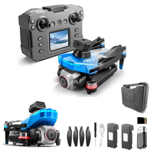 RC Drone with Screen Display Remote Control, 1080P Dual Camera, S...