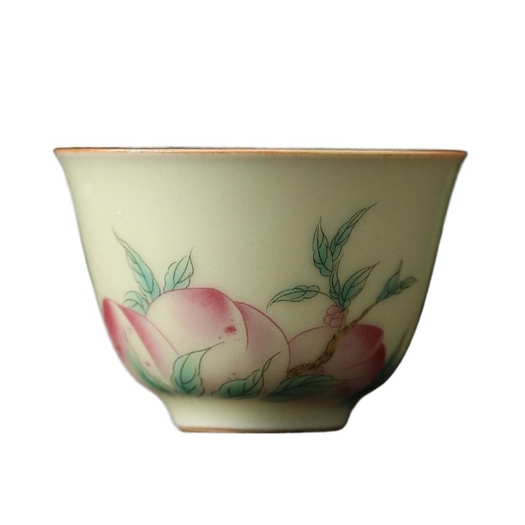 Matcha-Becher Home Freizeit Teetasse Master Cup Einzeltasse Keramik Teetasse Persönliches Kung Fu Teeset Chinesische Teetasse Teeservice Tee-Ei Becher