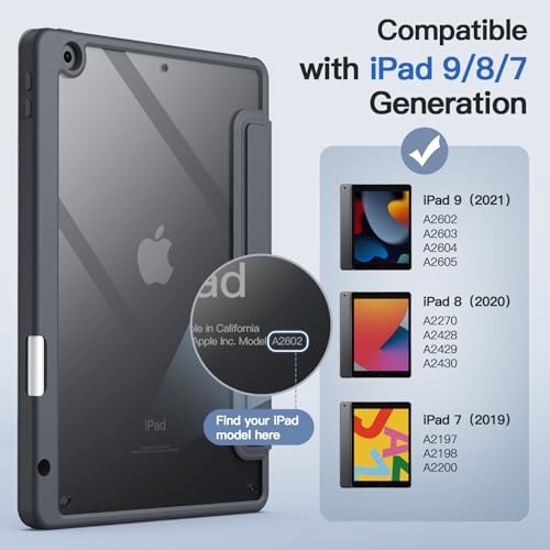 Coque iPad 8ᵉ génération antichoc pour protéger la tablette et le stylet - 2