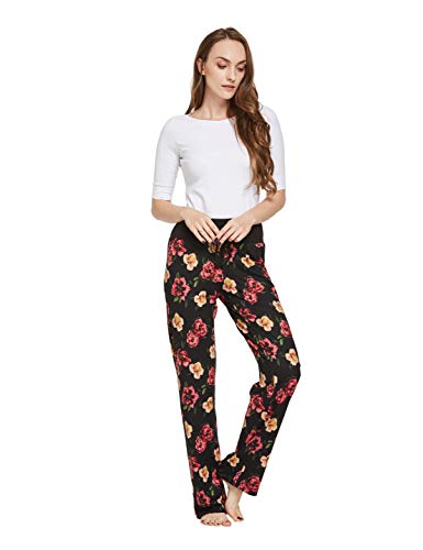 Image of CYZ Womens Casual Stretch Cotton Pajama Pants Simple Lounge Pants