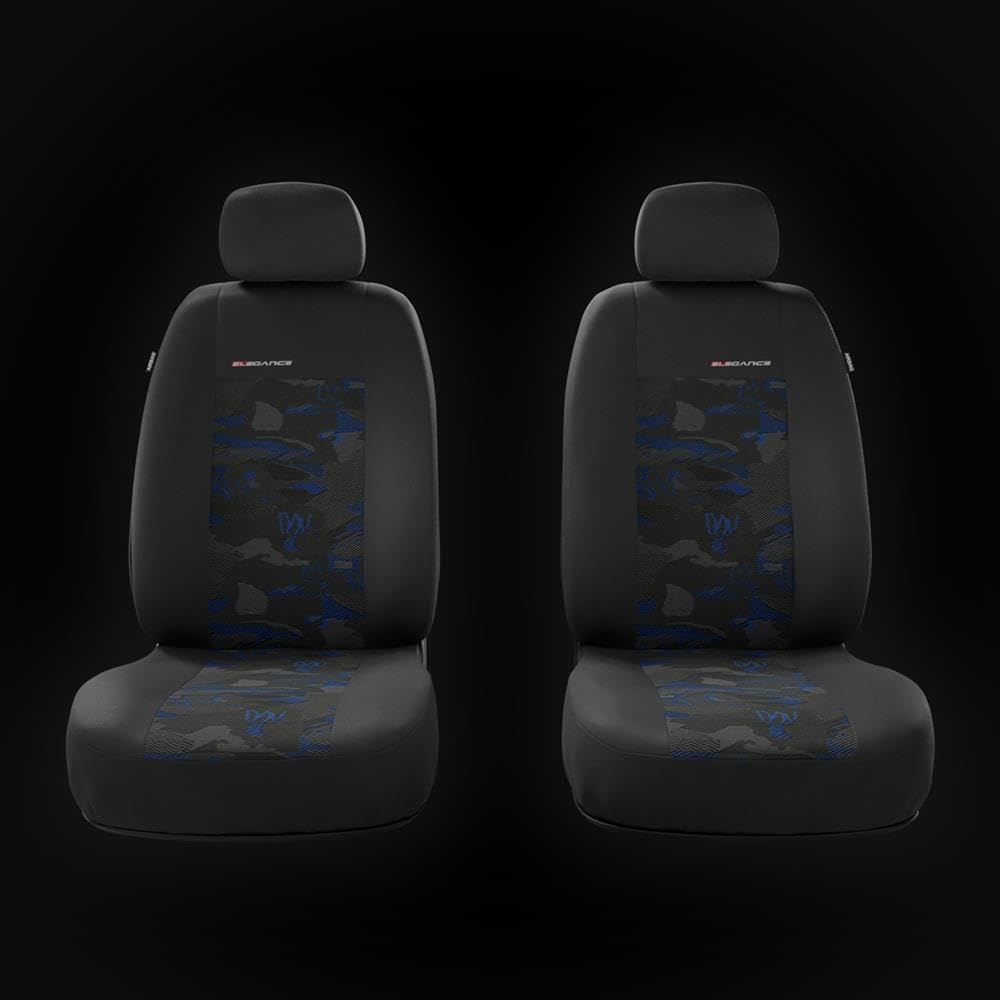Mossa Housses siège adaptées pour Mitsubishi Pajero 1990-2017 2UNE-BL
