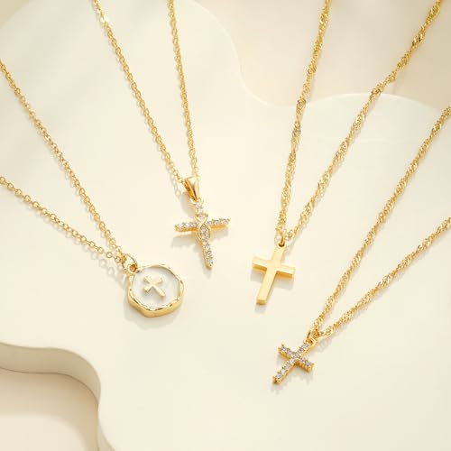 Gold Cross Necklace - image 7