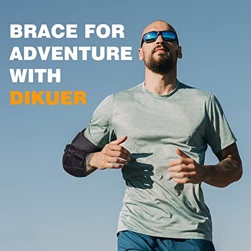 Dikuer Elbow Brace For Tendonitis And Tennis Elbow, Comfortable Cubital Tunnel Syndrome For Sleeping And Ulnar Nerve Entrapment Immobilizer Brace Relief Pain Arm Straightener Men Women #TOP3