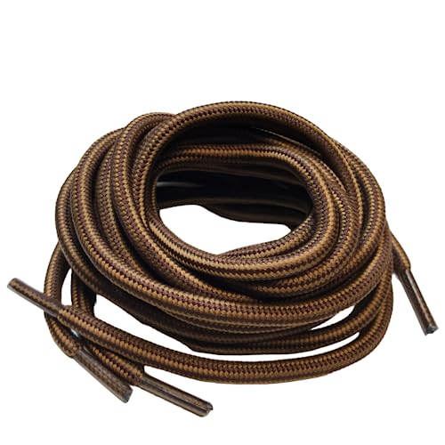 B&Q 3 Pairs Heavy Duty Durable Non Slip Round Boot Shoe Laces Shoelaces For Hiking Walking Construction Safety Work thumb #3