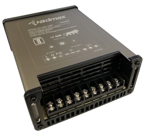 AL-QURAISH 12V 33A / 400W DC Switched SMPS Power Supply (12V-33A Rainproof)