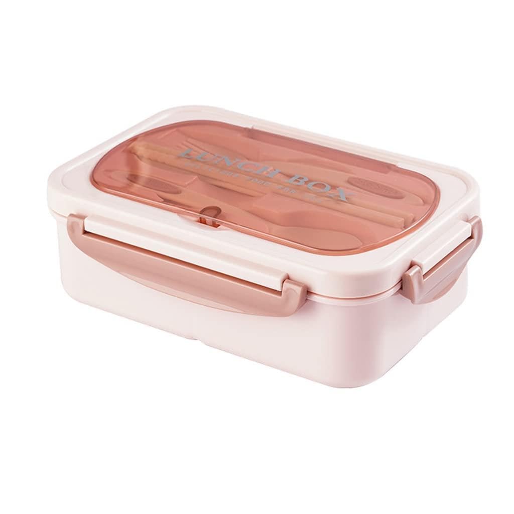 MALSSE Stainless Steel/PP Lunch Box Insulated Food Boxes for Students Dormitory Work Microwave Oven 2/3 Compartment Boxes Box Adult Lunch for Adults for Kids Insulated Stainless Steel