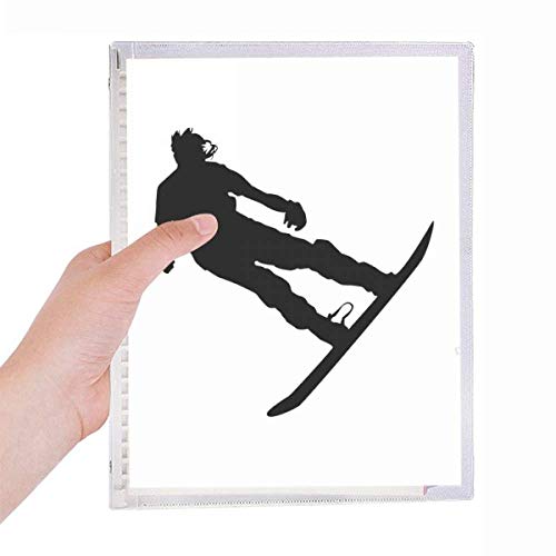 Planche à ski et lecteur de ski avec carnet de ski compact rechargeable