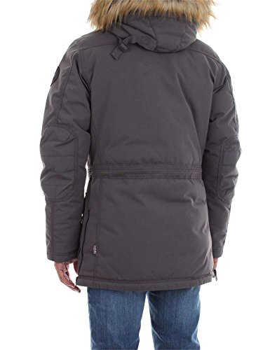 NAPAPIJRI Skidoo Open Long Mens Jacket Dark Grey