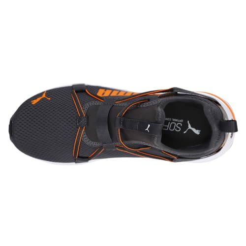PUMA Kids Boys Softride Rift City Escape Slip On Sneakers Shoes Casual - Black, Orange4