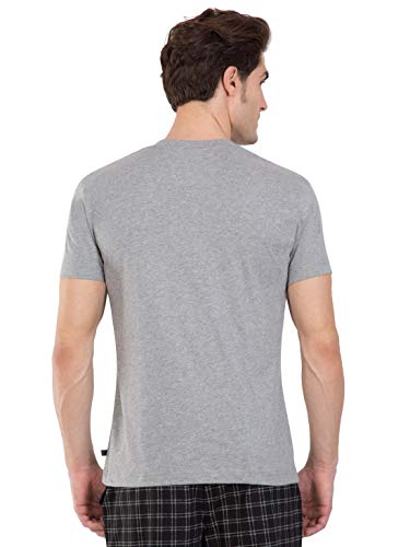 Image of Jockey Men's Solid Regular Fit T-Shirt (2726-0105-BLACK XX-Large)