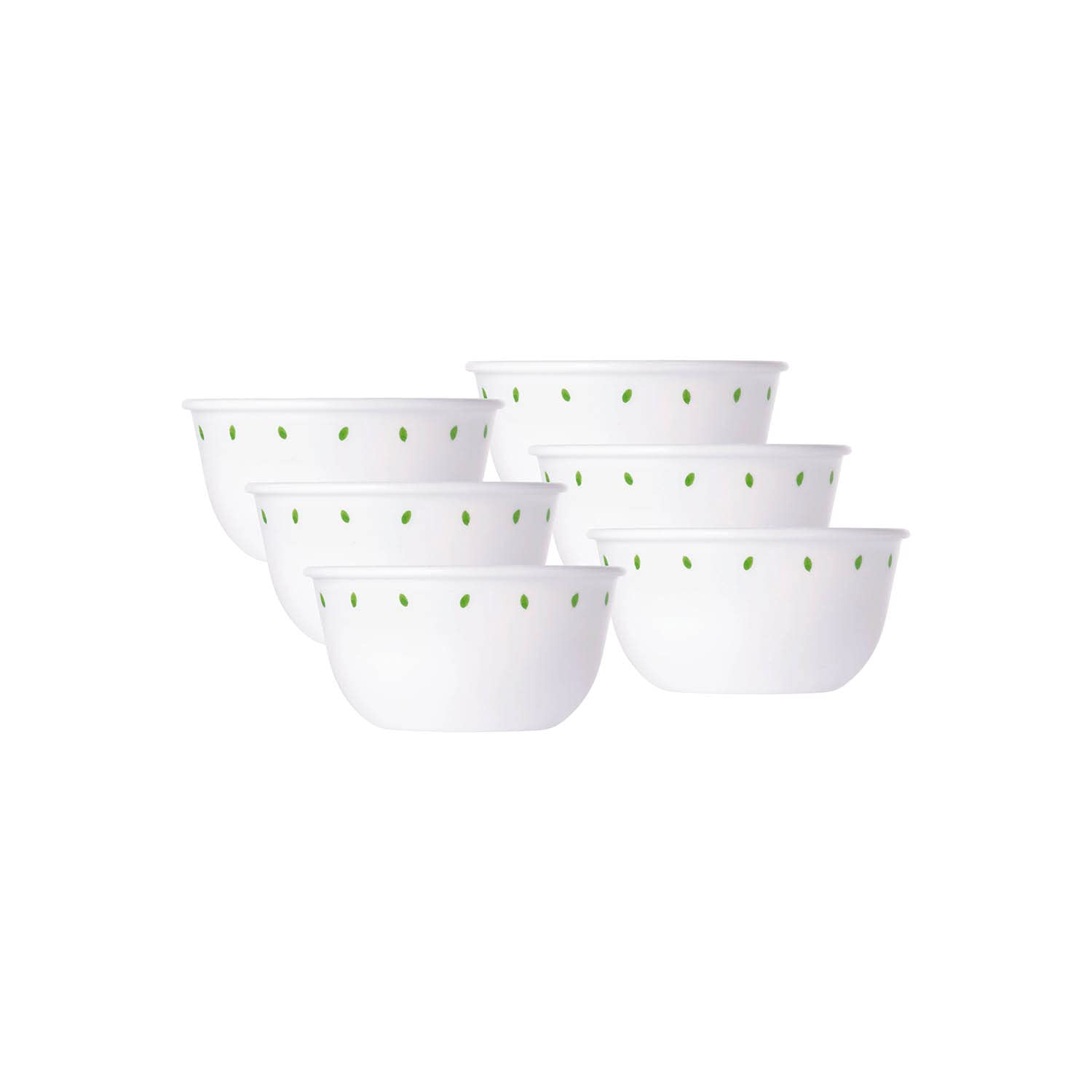 CORELLE Livingware Plus Petite Trio 325 ml Soup Bowl, Lightweight & Durable, Made of Vitrelle Glass, Microwave & Dishwasher Safe, Elegant Crockery for Dining & Gifting - Set of 4