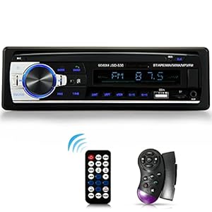 iFreGo Autoradio Bluetooth5.0 Handsfree, Stereoradio met MP3 speler WMA FM afstandsbediening, Autostereo met USB / AUX…