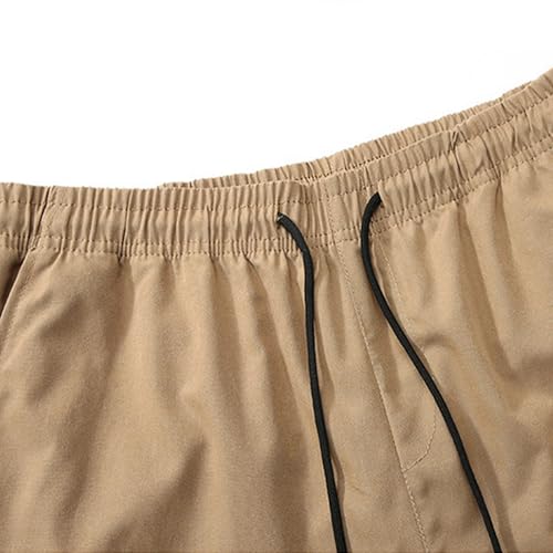 Image of Mens Hiking Cargo Shorts Quick Dry Lightweight Travel Fishing Camping Golf Shorts Summer Knee Length Pants