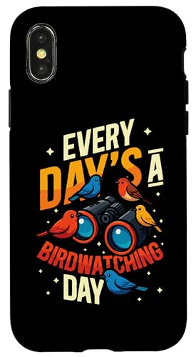 バードウォッチング Every Days A バードウォッチングデー スマホケース iPhone X/XS 用