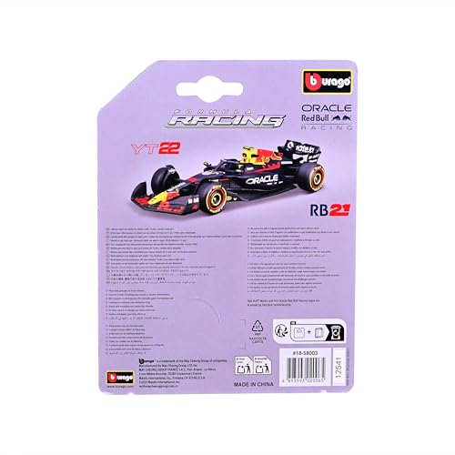 Bburago 1:64 Race Formula Red Bull RB21 2025 miniatura 5