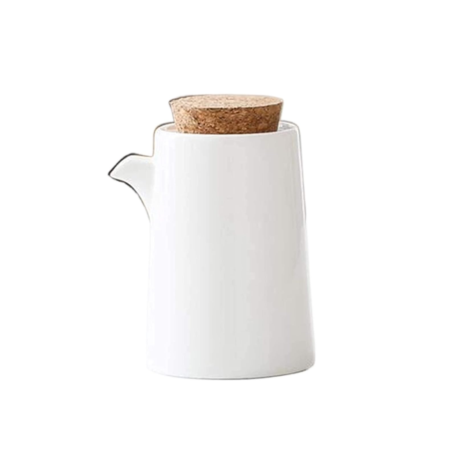 Set Olio e aceto Dispenser for Olio e aceto, vasetto for Bottiglia di sciroppo d'Acero for Salsa di soia e Olio in Ceramica Bianca in Ceramica 350 ml / 490 ml Oliera(M)