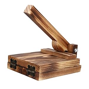 1 PC Dumpling Wrapper Dumpling Roller Chapati Dough Maker Mini Tools Reusable Dumpling Presser Manual Pasta Press Dumpling Skin Presser Equipment Kitchen Dumpling Press Hand Wood