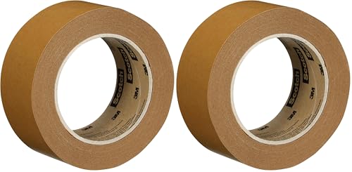 Image of 3M Scotch Performance Paper Box Sealing Tape 570,1.9 inch x 55 yd (48 mm x 50 m),1 Roll,Brown,Recycle-Compatible,Great for Packaging,Shipping,and Moving,(Pack of 2)