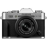 FUJIFILM X-T30 III Mirrorless Camera with 13-33mm f/3.5-6.3 Lens (Silver) Bundle with 32GB Memory Card, UV Filter, Micro HDMI Cable, Cleaning Kit, Extra Battery, Charger & Camera Bag