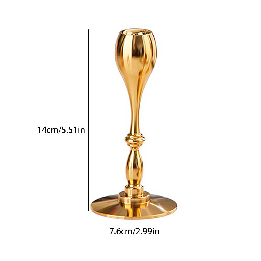 romantische Wohnaccessoires, Kerzenhalter, nordischer moderner Metall-Kerzenhalter(B)