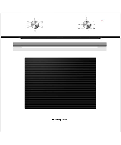 Aspes Horno Eléctrico Inox AH4701EX. Capacidad 75 Litros, 2100 W, Grill, 4 Programas, Interior Esmaltado, Temporizador, Fácil Limpieza, Eficiencia Energética Clase A