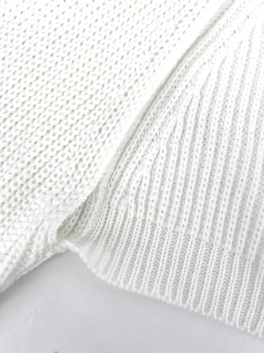 Verdusa Women's 2 Pack Open Front Long Sleeve Solid Knit Shrug Crop Cardigan4