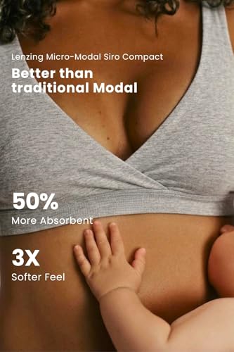 Image of ZELENA Maternity Padded Bra | Removable Cups, Broad Waistband | Soft Stretchable Modal Fabric | Easy Pull Nursing Bra for Pregnancy and Breastfeeding