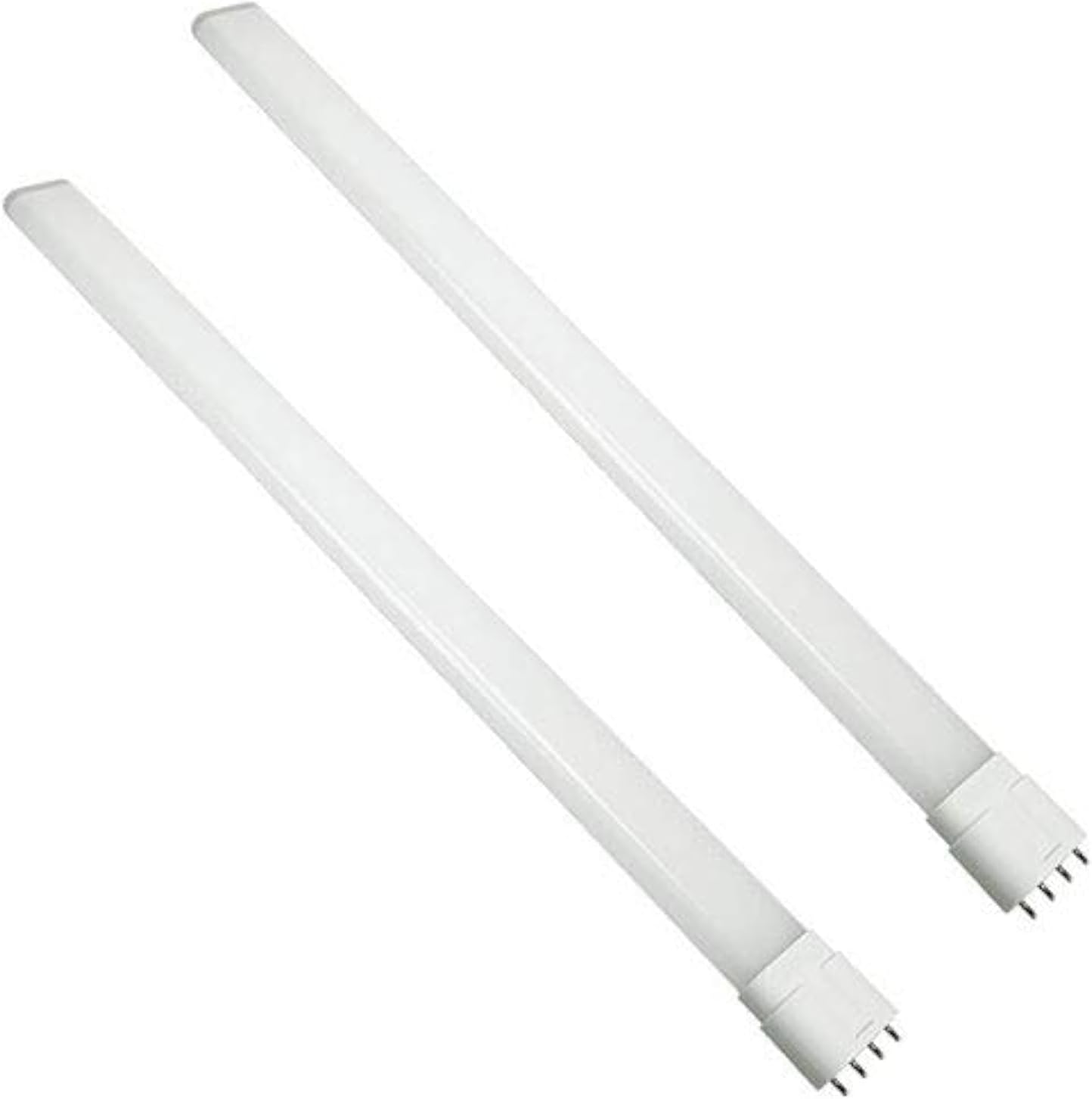 2G11 4 Pin Base LED Light Bulb, 2G11 LED Plug and Play 2G11 LED Tube 36W CFL/Compact Fluorescent Lighting Garages Light Horizontal Plug for Workshop, Recessed Cans, Daylight 6000K