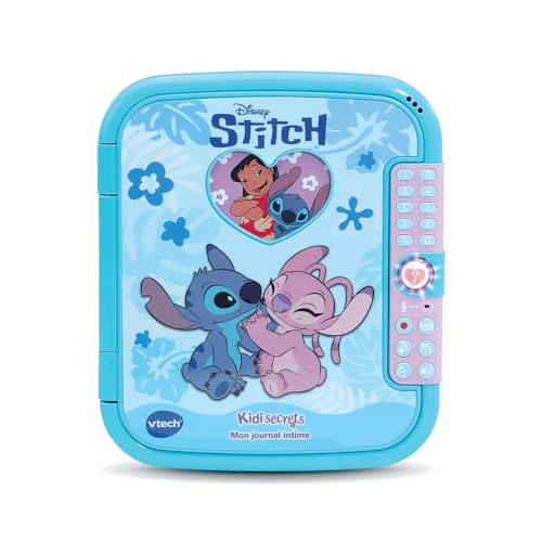 VTech - Disney, KidiSecrets Mon Journal Intime Stitch - Journal Intime Électronique avec Code,...