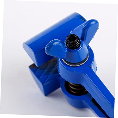 Pince à main serrer polyvalent Holibanna petit étau fixe bleu - 5