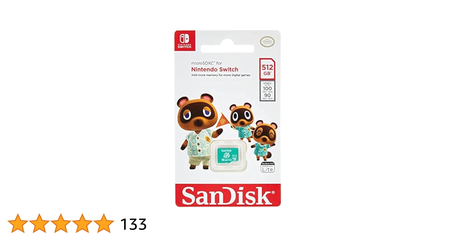 Nintendo Switch どうぶつの森デザイン MicroSD128GB付 あつまれどうぶつの森」デザインのmicroSDカードがSanDiskから
