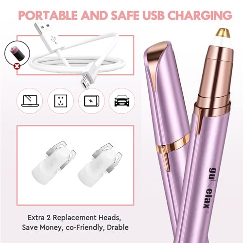 Éviter les rougeurs avec la tondeuse à sourcils électrique rechargeable Gurelax - 7
