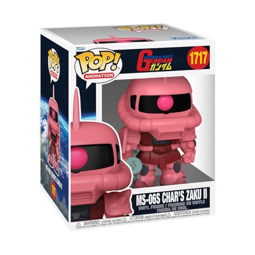 Funko Pop! Super: MS Gundam - 1/6 de Probabilidades de Obtener la RARA Variante Chase Ars Chars Zaku II II - Mobile Suit Gundam - Figura de Vinilo Coleccionable - Idea de Regalo- Mercancia Oficial