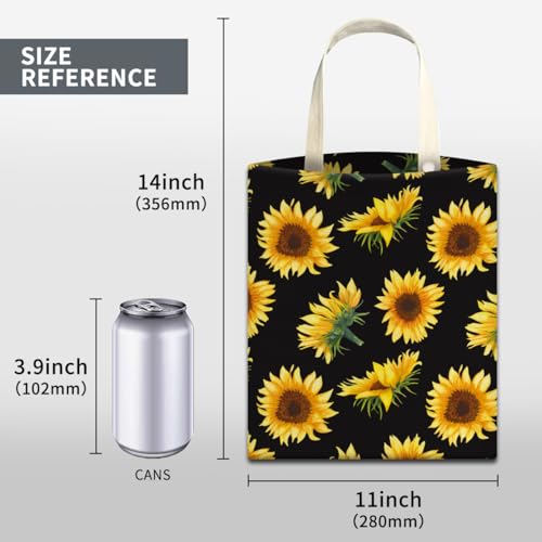 Image of Car Trash Can, Cute Car Trash Bag, Hanging Car Organizer and Storage Bag, Trash Bin for Car Accessories, Vehicle, Travelling, Camping Watercolor Sunflower