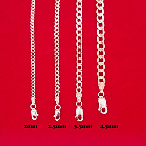 Real 10k Yellow Gold Hollow C-Link Men and Women Bracelet/Anklet 4.5 mm (7) - Image 5