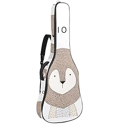 Housse étanche pour guitare acoustique avec double bandoulière et poche Marron, Multicolore 05, 42.9×16.9×4.7 in… - Les Beatles, Paul McCartney, John Lennon, RIngo Starr, George Harrison