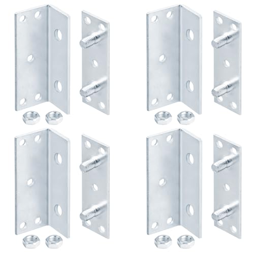 4 Sets Bed Rail Bracket,3-1/4