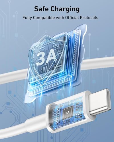 Image of 44W Original Flash Type C Charger Cable for Vivo V40 /V30 /V29 /V27 /V25 /V23e /V23 pro /V21 5G /Y200 /Iqoo 12 /Z9x /Neo 9 pro /Neo 7 pro /Z7 /Z7S /Z6 Lite /11 /Z6 44W /T1 /T2 /T3 /T3x, Mobile Support 44W, White