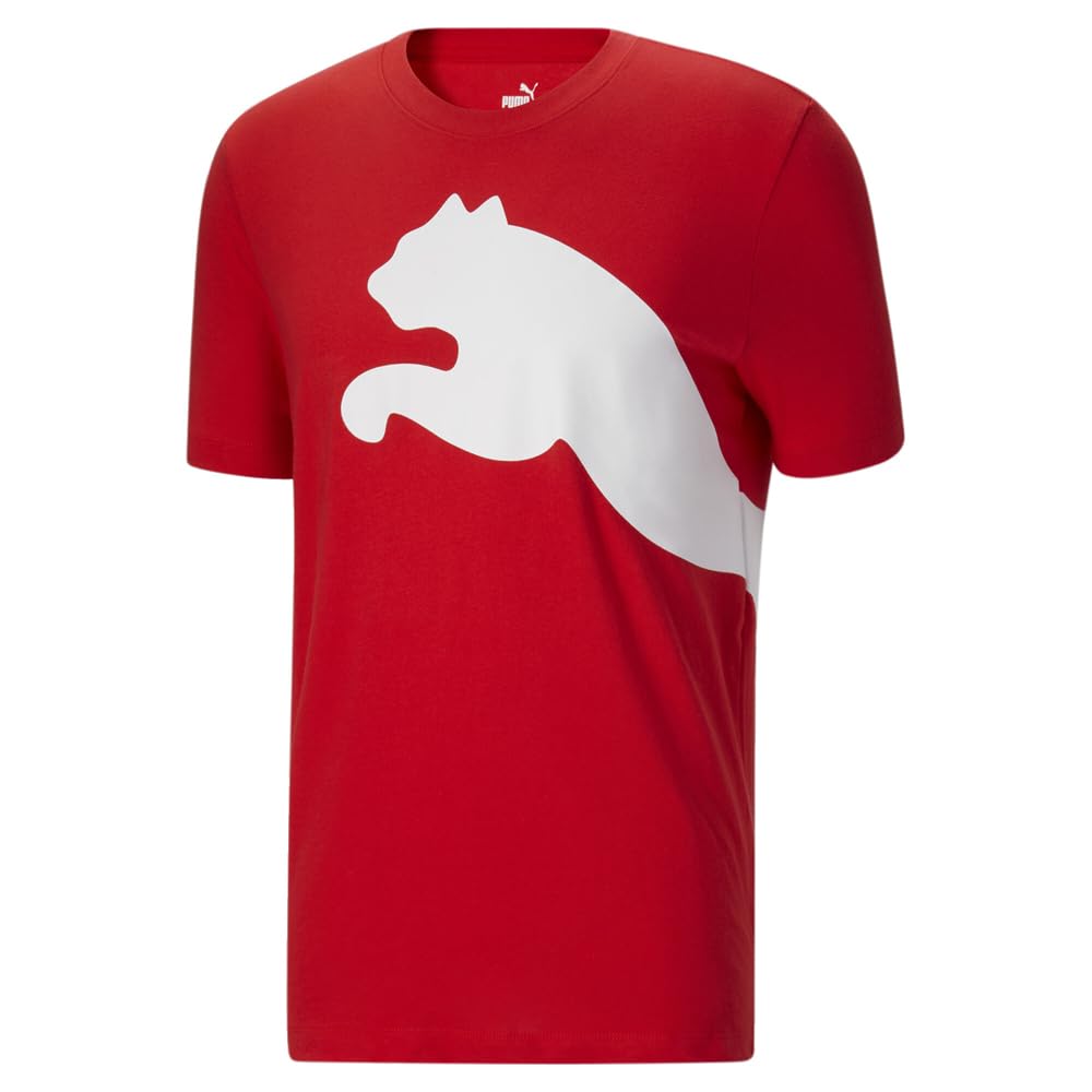 PUMA Męska koszulka oversize z logo okrągły dekolt okrągły dekolt