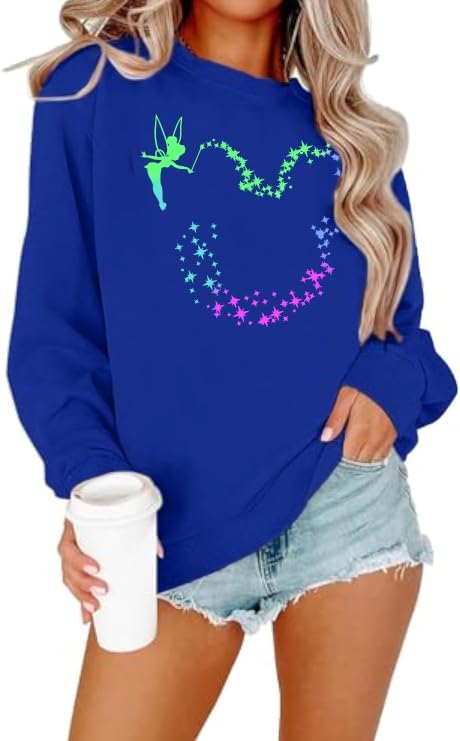 Magical Sweatshirt Women Crewneck Magic Kingdom Shirt Family Holiday Long Sleeve Pullover Tops