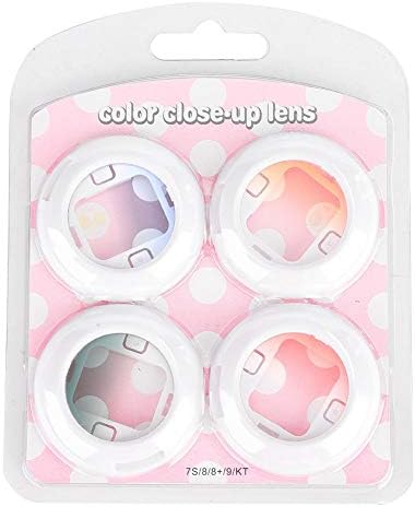 4 Colors Close-up Instant Lens Filter Set Kit for Fujifilm Instax Mini 7S/8/8+/9 Camera (Gradient)