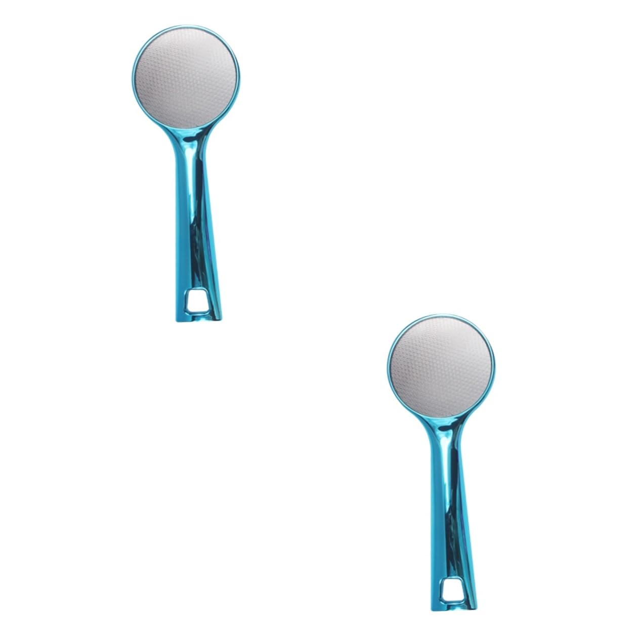 FRCOLOR 2pezzi Grattugia Per Piedi Con Manico Lungo Esfoliante Dual-sided Lavabile Rimuovi Calli e Morta Utile Per Uomini e Donne Blu