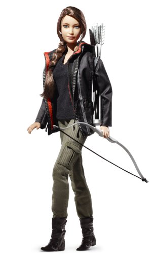 Muñeca Barbie Collector Katniss Everdeen Hunger Games miniatura 2
