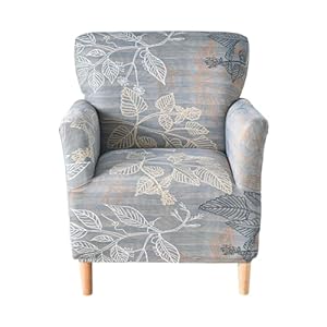 CRFATOP Stretch Mid Century Modern Armchair Slipcover 1-Piece Accent Chair Covers with Arms Soft Chair Slipcovers for Living Room Armchair Furniture Protector Office Reception Reading Sofa,A17