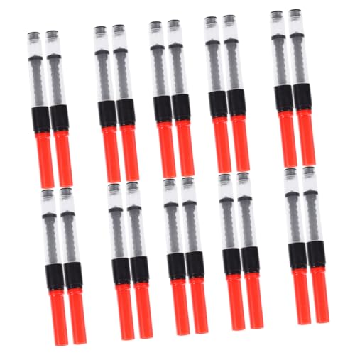 Convertisseur d'encre pour stylo plume anti-bavure avec papier absorbant, recharge propre 20x
