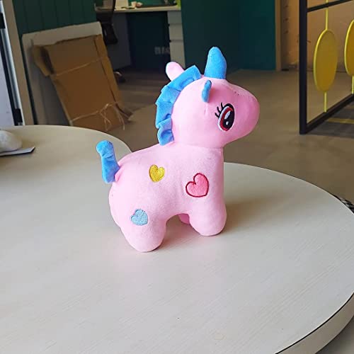 Webby-Standing-Unicorn-Teddy-Bear-Plush-Soft-Toy-Cute-Kids-Birthday-Animal-Baby-BoysGirls-25CM-Pink